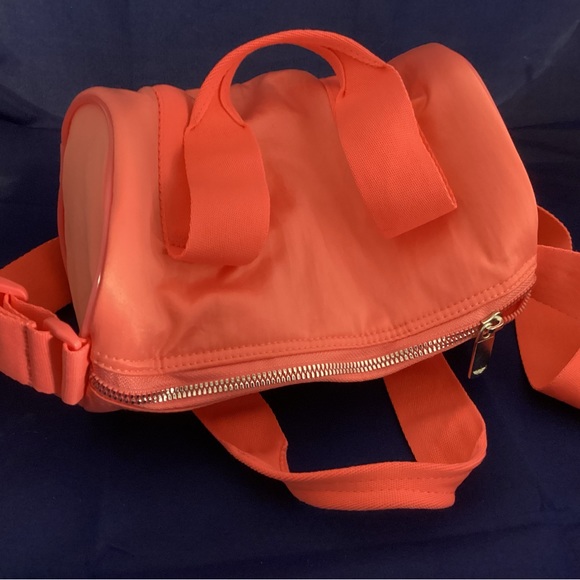 Fluo Pink Bright Adidas Mini Duffle Nylon Bag - Picture 4 of 13